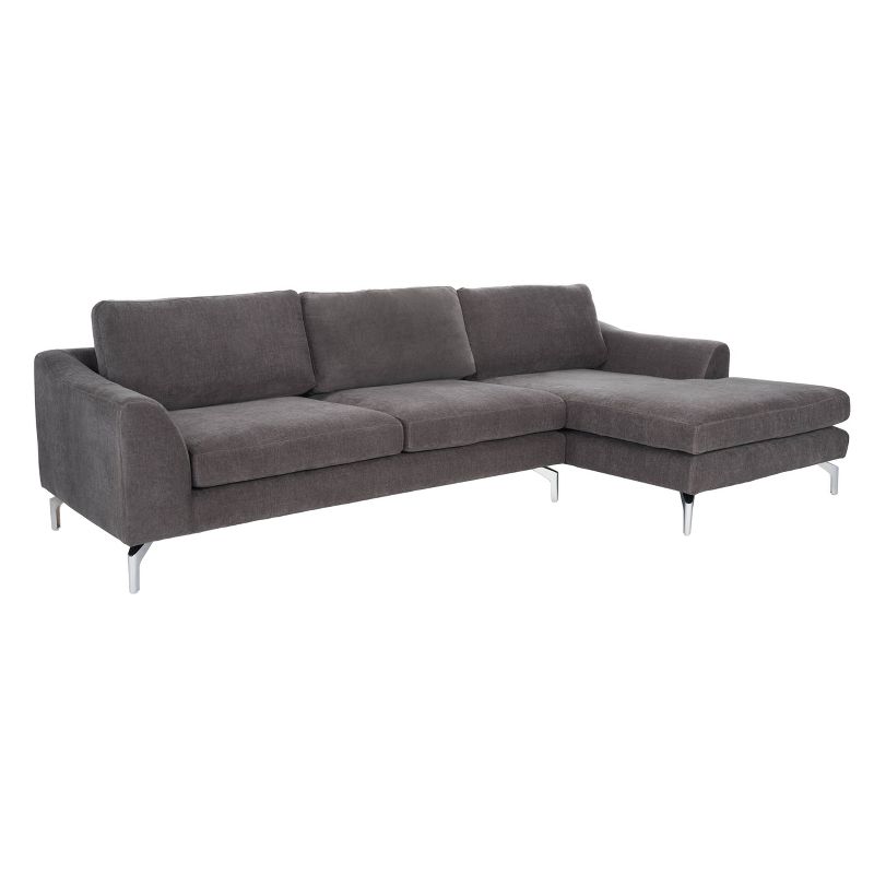 Nicholsen Modern Sofa Anthracite Gray - Safavieh