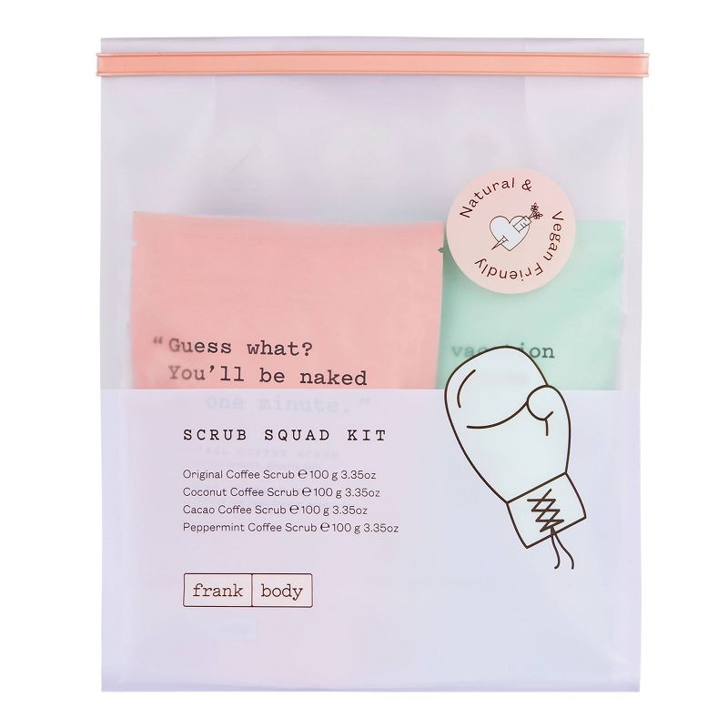 frank body Scrub Squad Kit - 4ct/3.35oz each