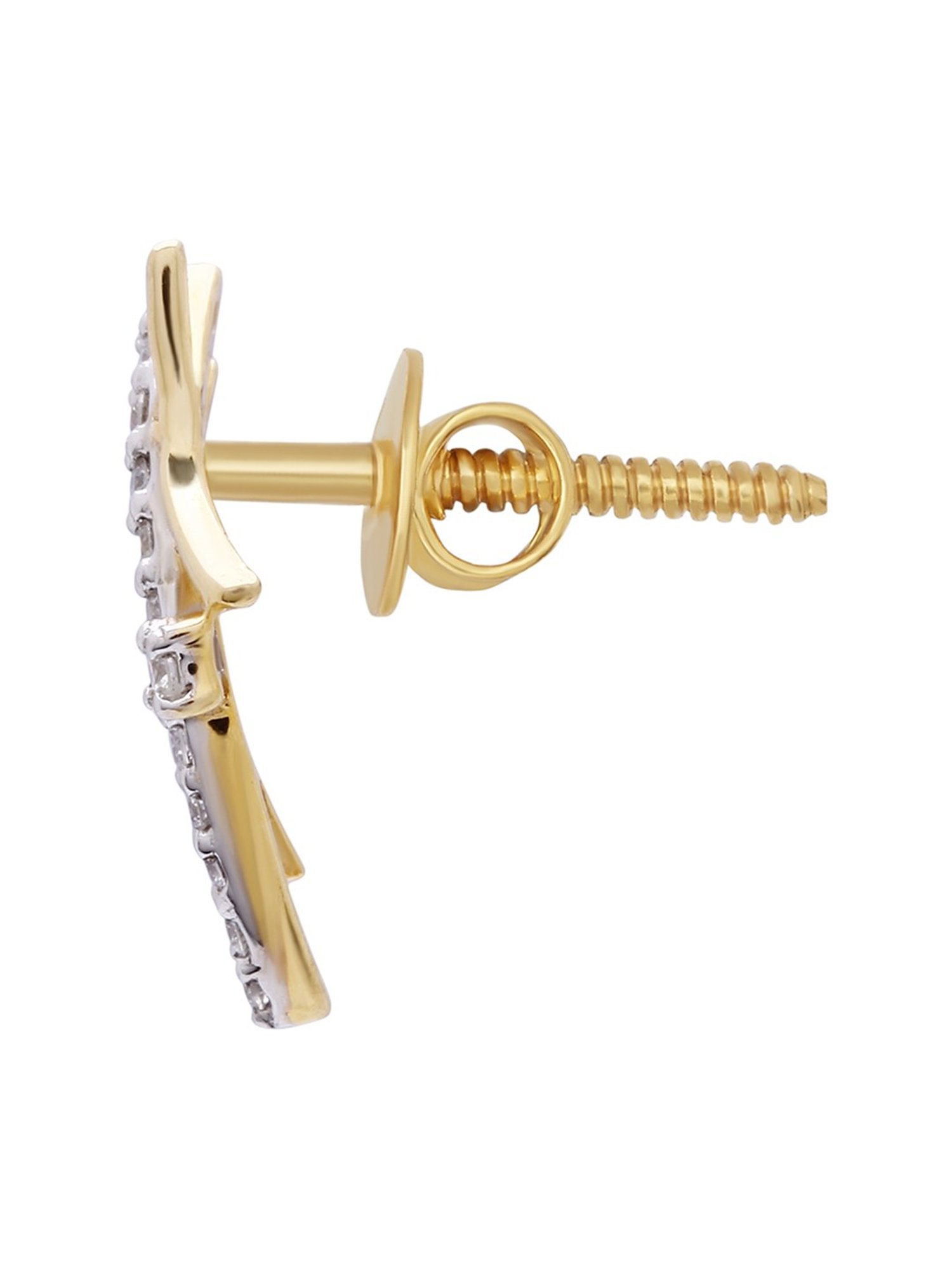 Waman Hari Pethe Jewellers 18k Gold & Diamond Earrings for Women