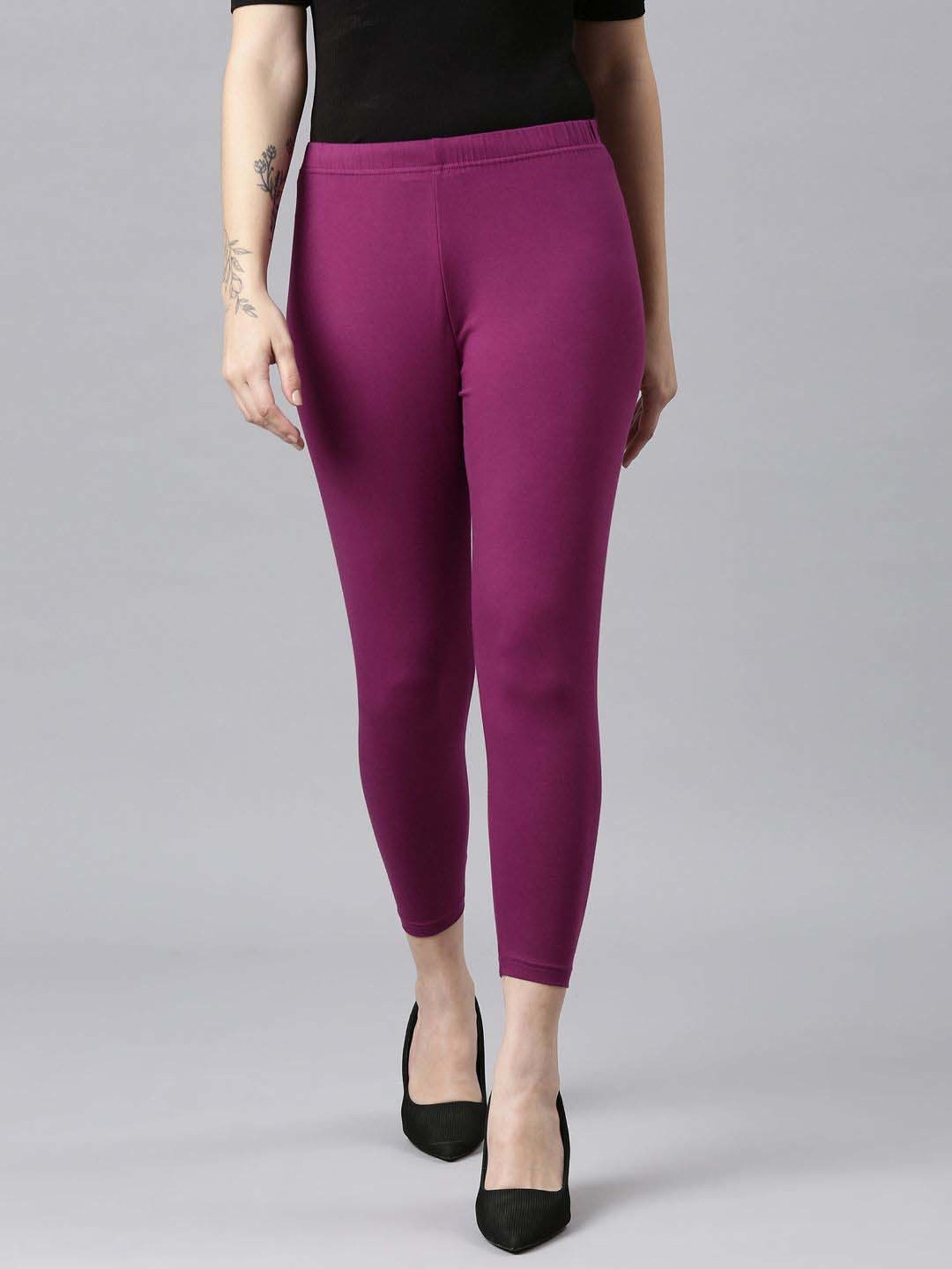 Dixcy Slimz Wine Mid Rise Leggings