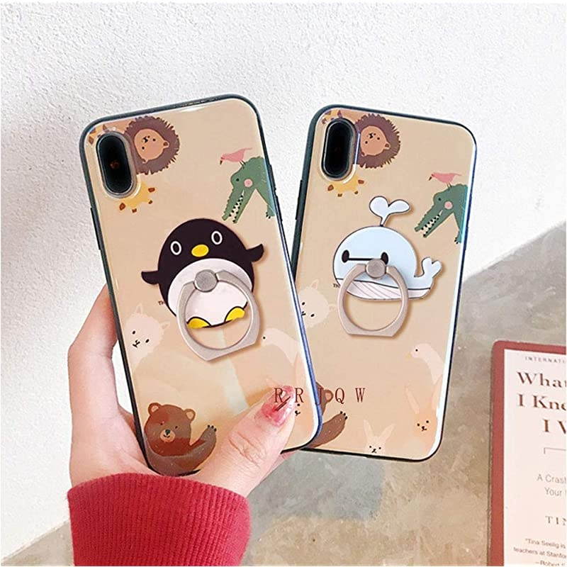 Ring Holder StandWhale Ring Stand Holder 360 Rotation Finger Ring Grip Stand Cute Grip for CellphonesSmartphones and TabletsWhaleNarwhalPenguin