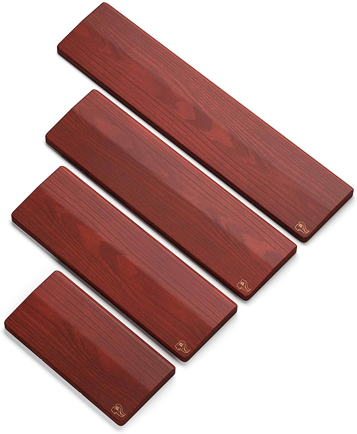 Glorious Gaming Wooden Wrist Rest - Full Standard Size - Brown - Mechanical Keyboard, Wood Ergonomic Palm Rest| 17.5x4 inches/19mm Thick (GV-100-BROWN)