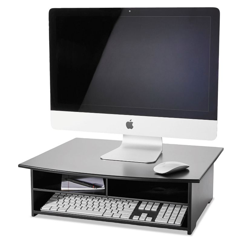 Rolodex Wood Tones Printer Stand 21 x 18 Black 82431