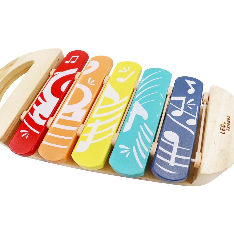 Leo & Friends Wooden Rainbow Xylophone