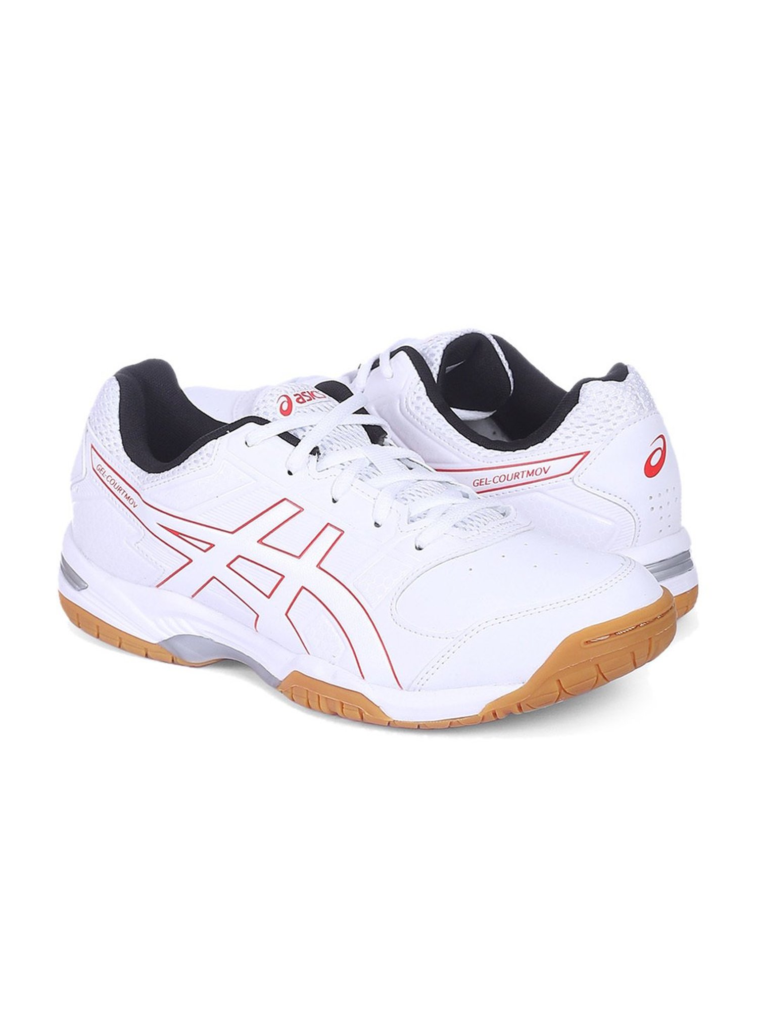 Asics Men's GEL-Courtmov White Indoor Court Shoes