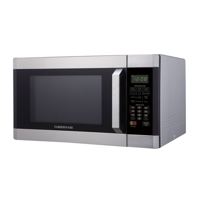 Faberware 1.6 cu ft Microwave Oven with Smart Sensor - Silver