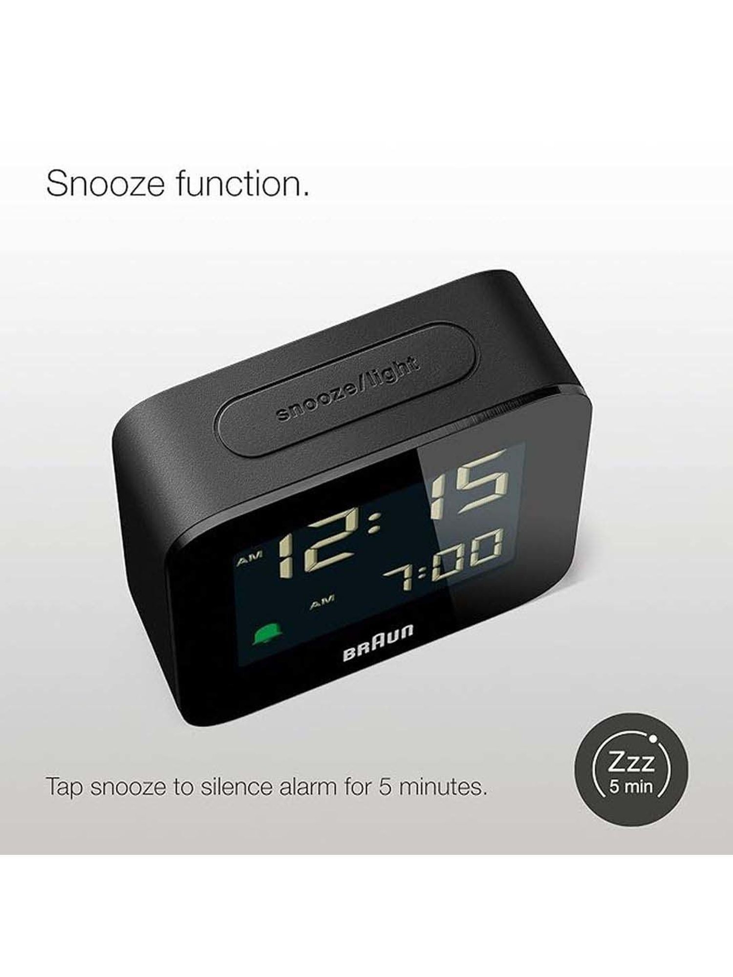 Braun Black Classic Analog Wall Clock