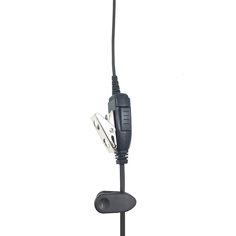 Two Way Radio Headset Earpiece Swivel for Motorola XPR7550 XPR7580 APX 6000 7000 5 Pack