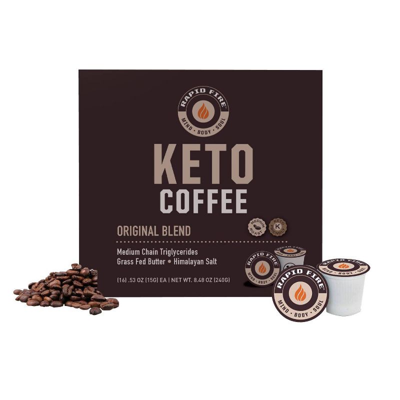 Rapid Fire Coffee Original Light Roast Coffee Pods - 16ct