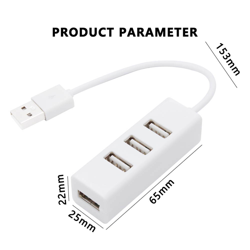 USB 2.0 Hub USB Hub 2.0 Multi USB Splitter Hub 4 Port Multiple Expander 2.0 USB Hub for PC Laptop Macbook Computer
