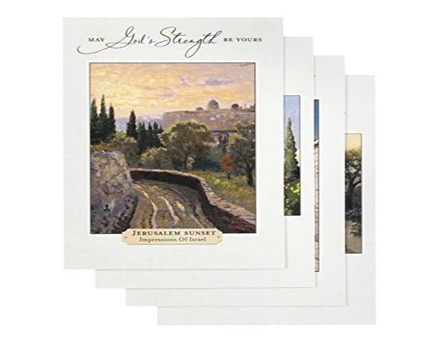 DaySpring Thomas Kinkade - Get Well - Inspirational Boxed Cards - God's Strength - 74869,Multi Color