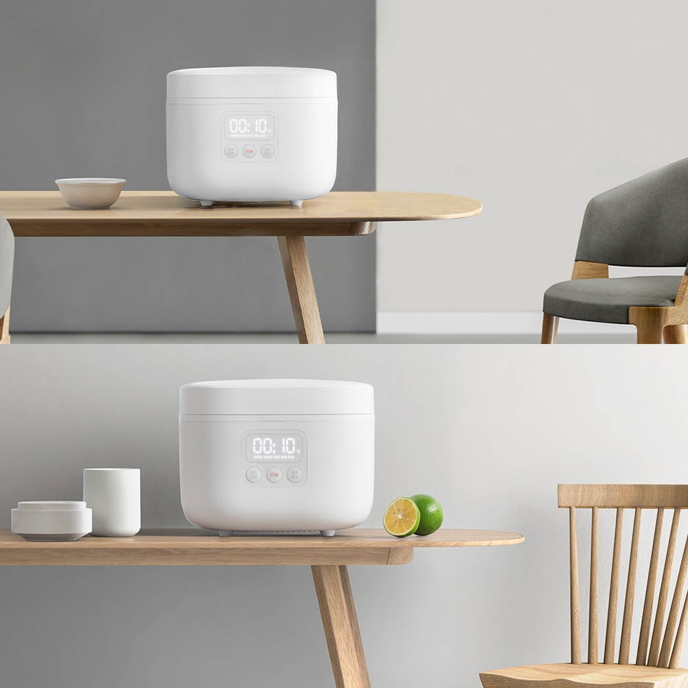 Xiaomi Mijia Electric Rice Cooker Warmer 4L 890W 24Hrs Timing Dual Temperature Probe LED Display 220V Non Stick Smart Cooking APP WiFi Linkage