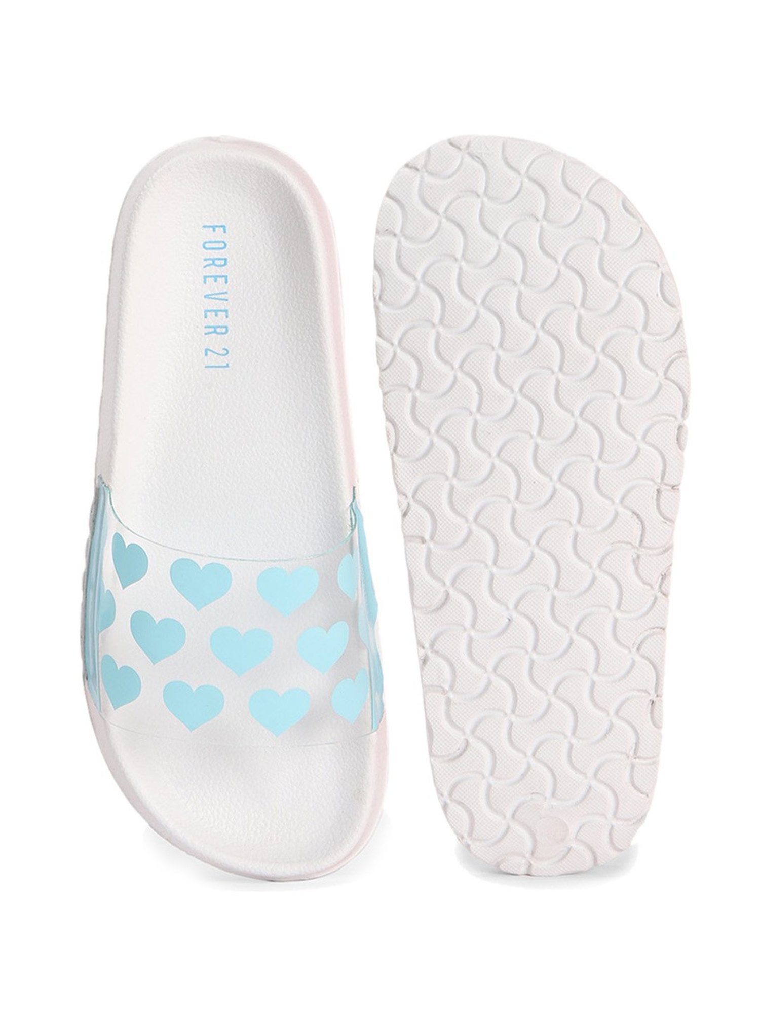 Forever 21 Women's White Casual Sandals