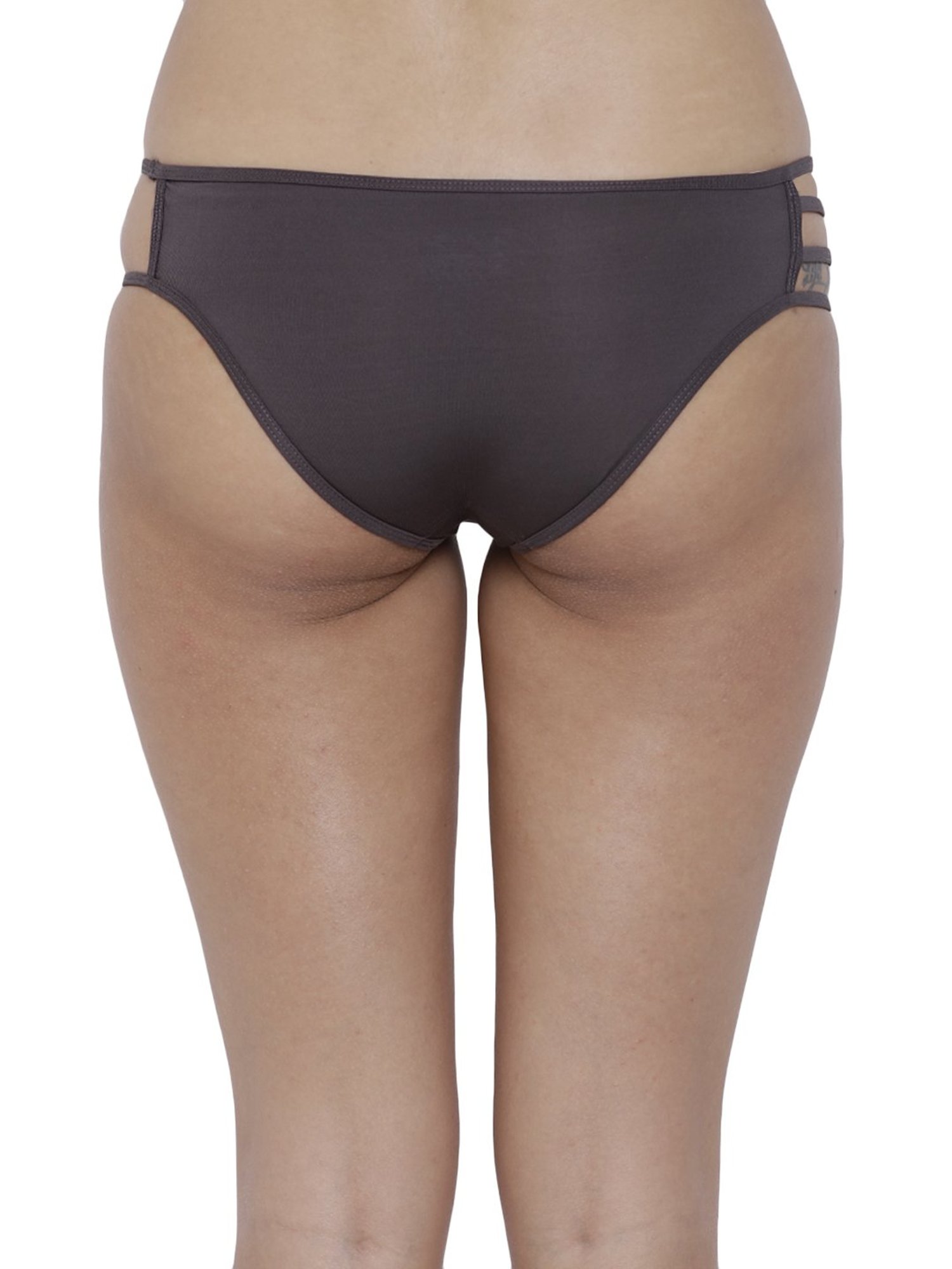 BASIICS by La Intimo Petrol Grey Bikini Panty