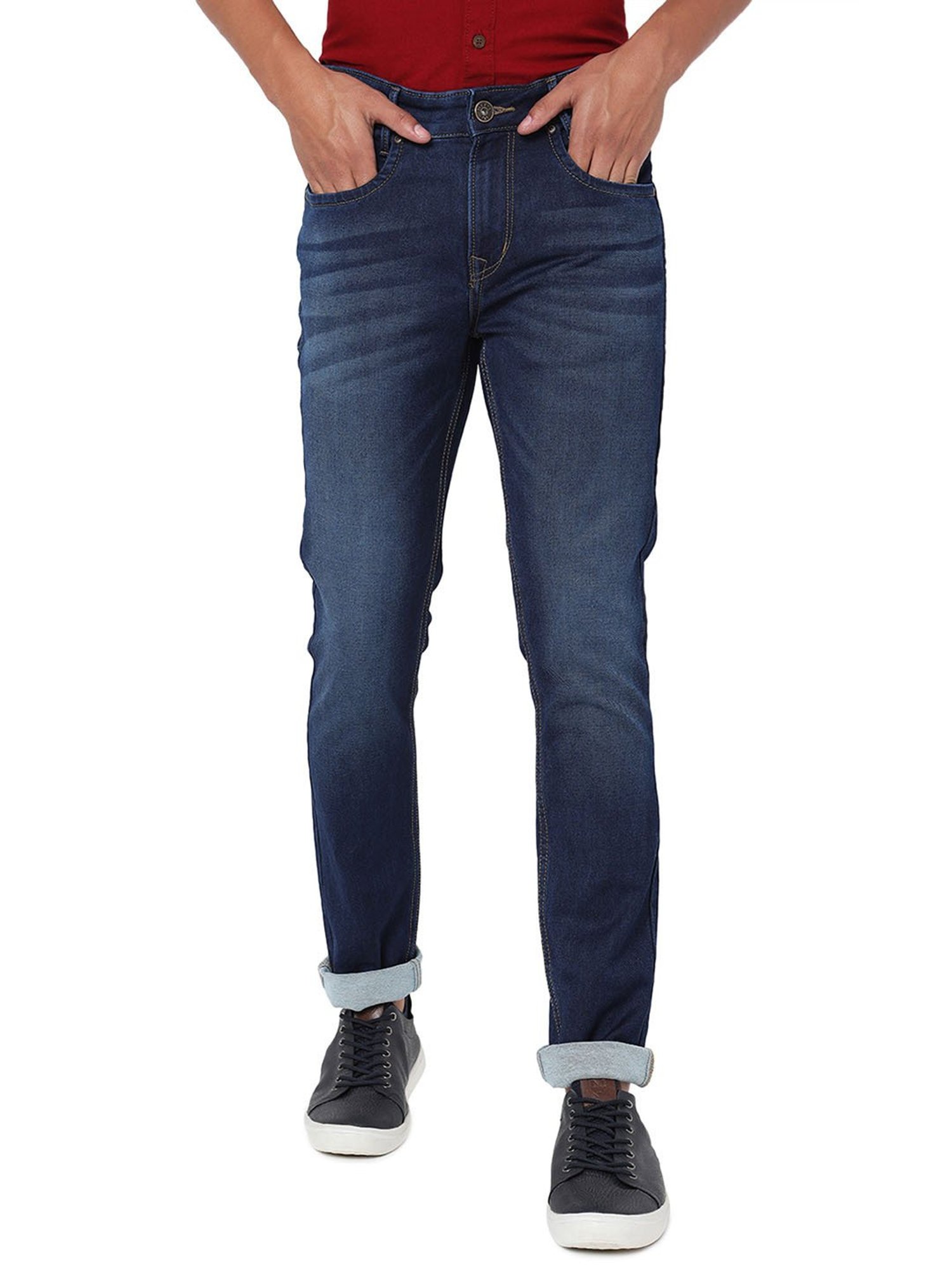Mufti Blue Skinny Fit Jeans