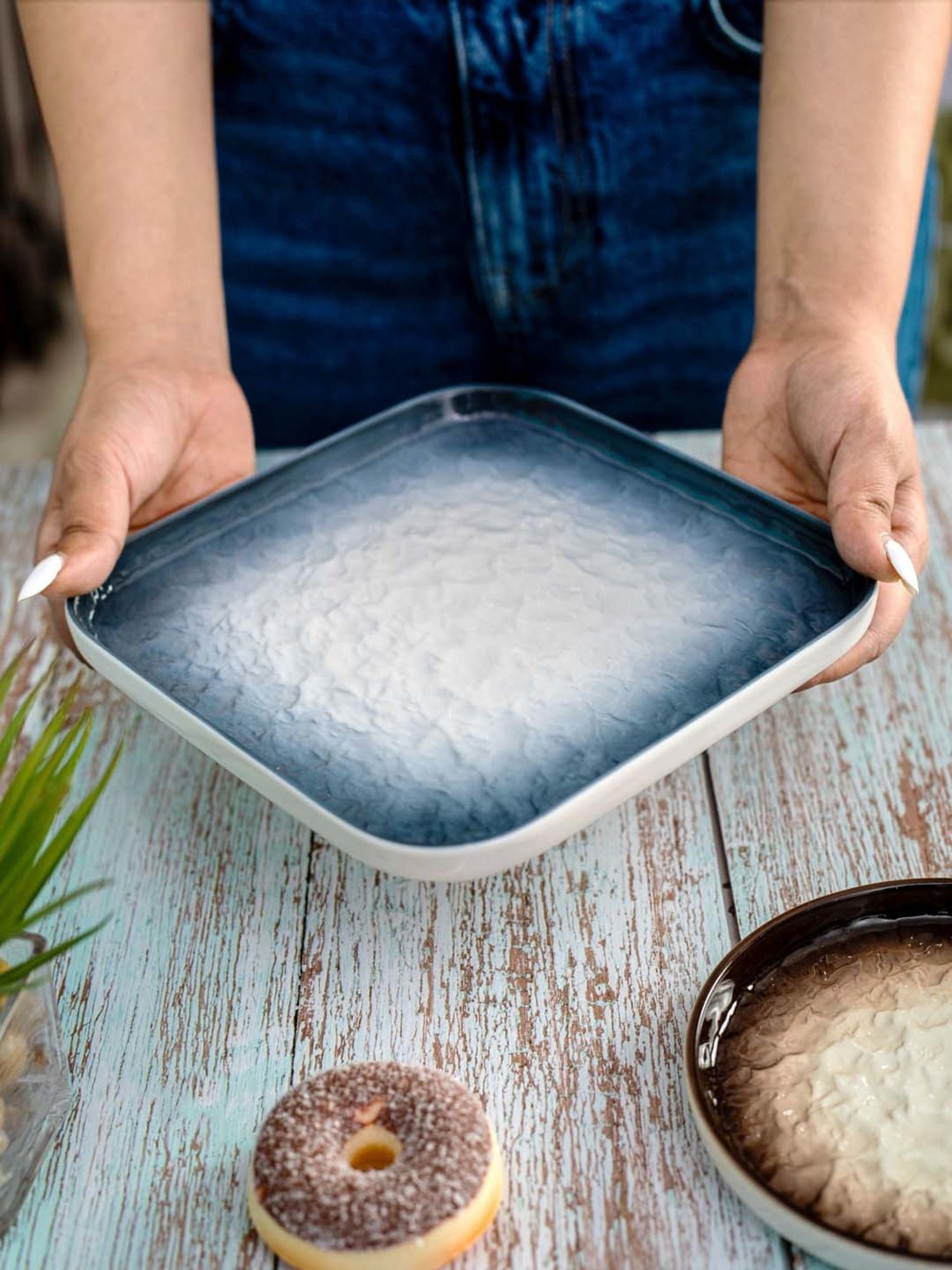 Sumeet S.S. Heavy Gauge Multi Purpose Plates with Mirror Finish Set of 9pc ( Dia-17cm, 22cm,27.5cm)