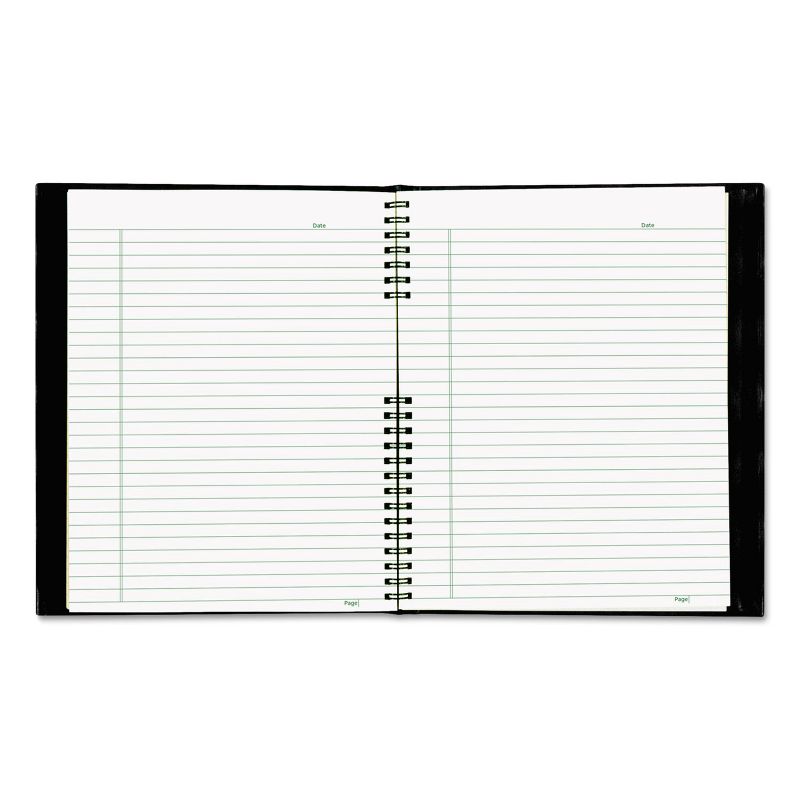 Blueline NotePro Executive Notebook College/Margin Rule 9 1/4 x 7 1/4 White 75 Sheets A7150EBLK