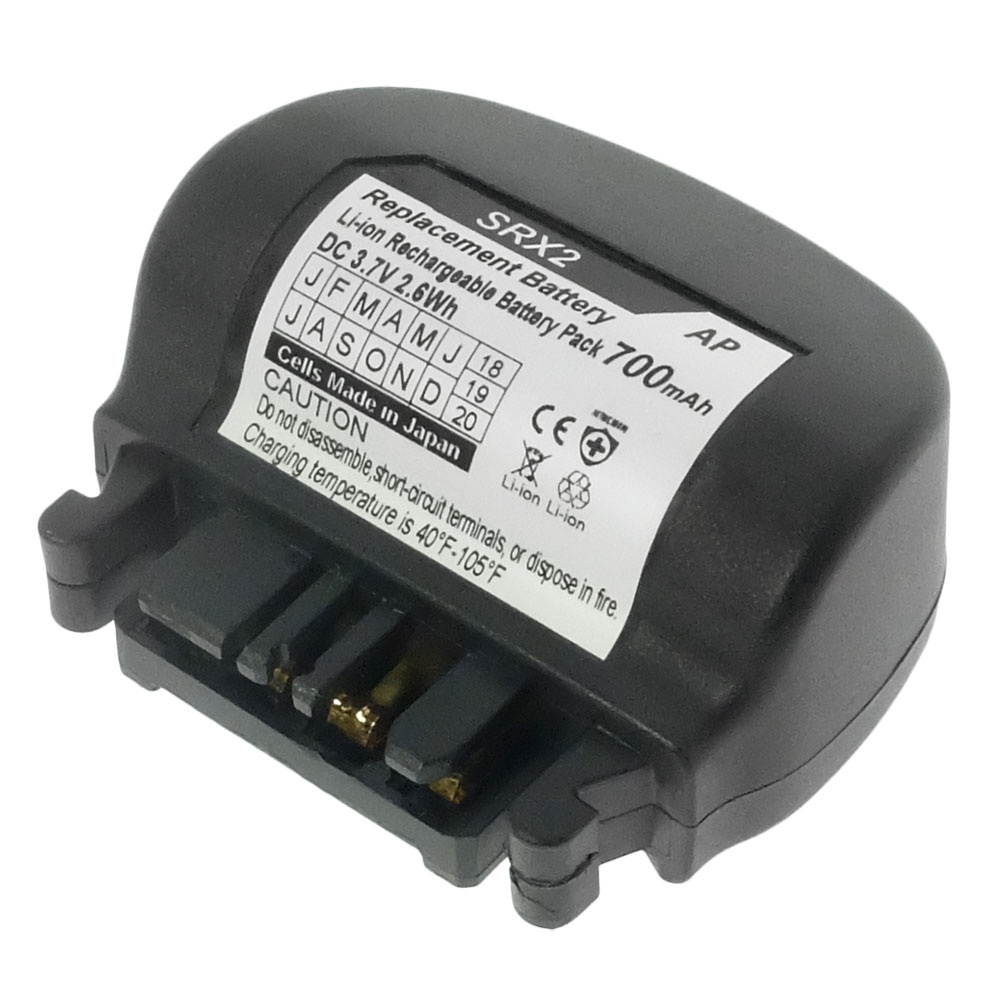 Replacement Battery for Vocollect SRX2 Wireless Headset: 700 mAh