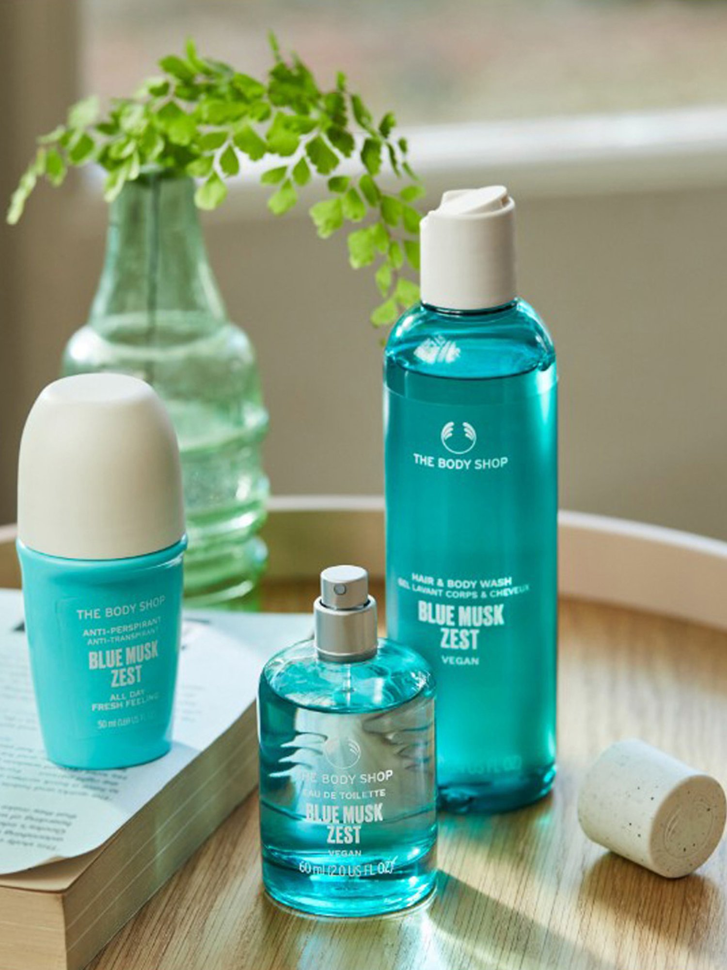 The Body Shop Blue Musk Zest Hair & Body Wash - 250 ml