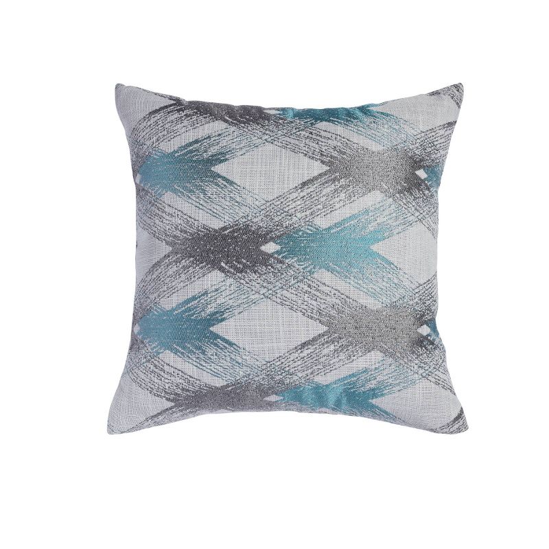 18"x18" Splatter Square Throw Pillow Gray - Sure Fit