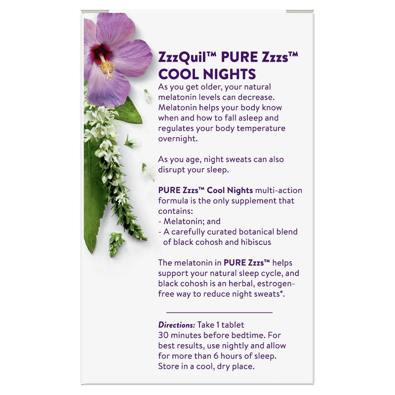 ZzzQuil Pure Zzzs Cool Nights Tablets - 30ct