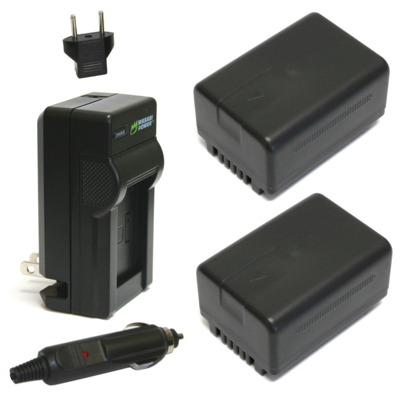 Wasabi Battery and Charger Kit for Panasonic VW-VBT190