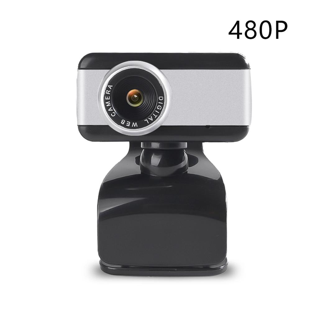 USB Webcam Rotate Camera HD WebCam With Microphone Clip for PC Laptop Notebook Computer