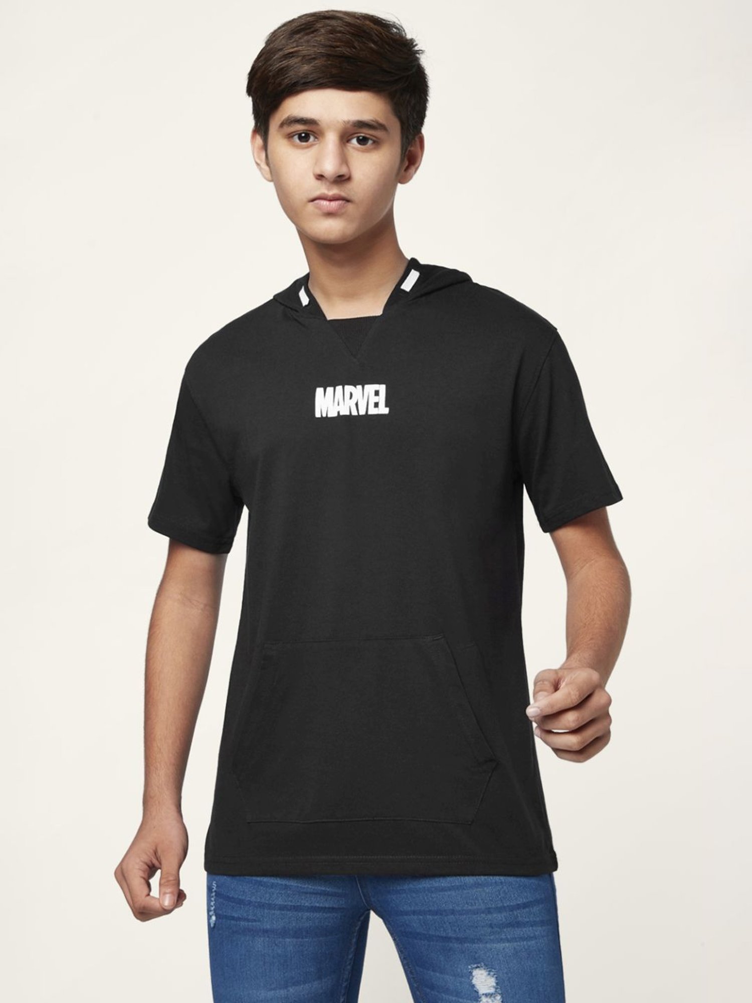 Coolsters by Pantaloons Kids Black Cotton Printed T-Shirt