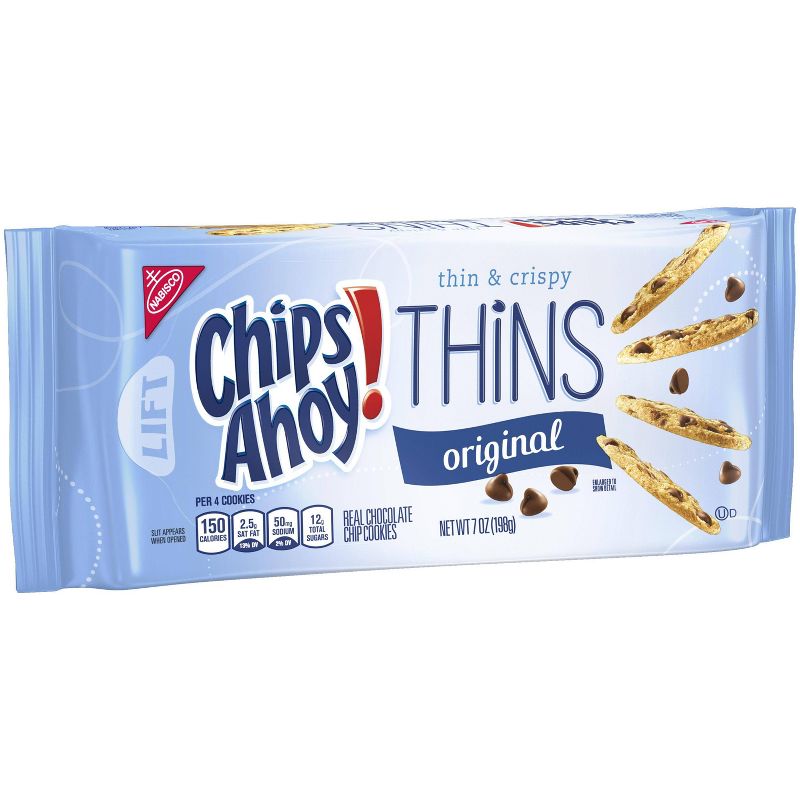 Chips Ahoy! Thin And Crispy Chocolate Chip Cookies - 7oz