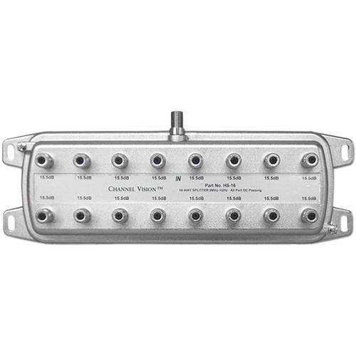 Channel Vision Splitter/Combiner, 1GHz, DC, 16-Way (HS-16)