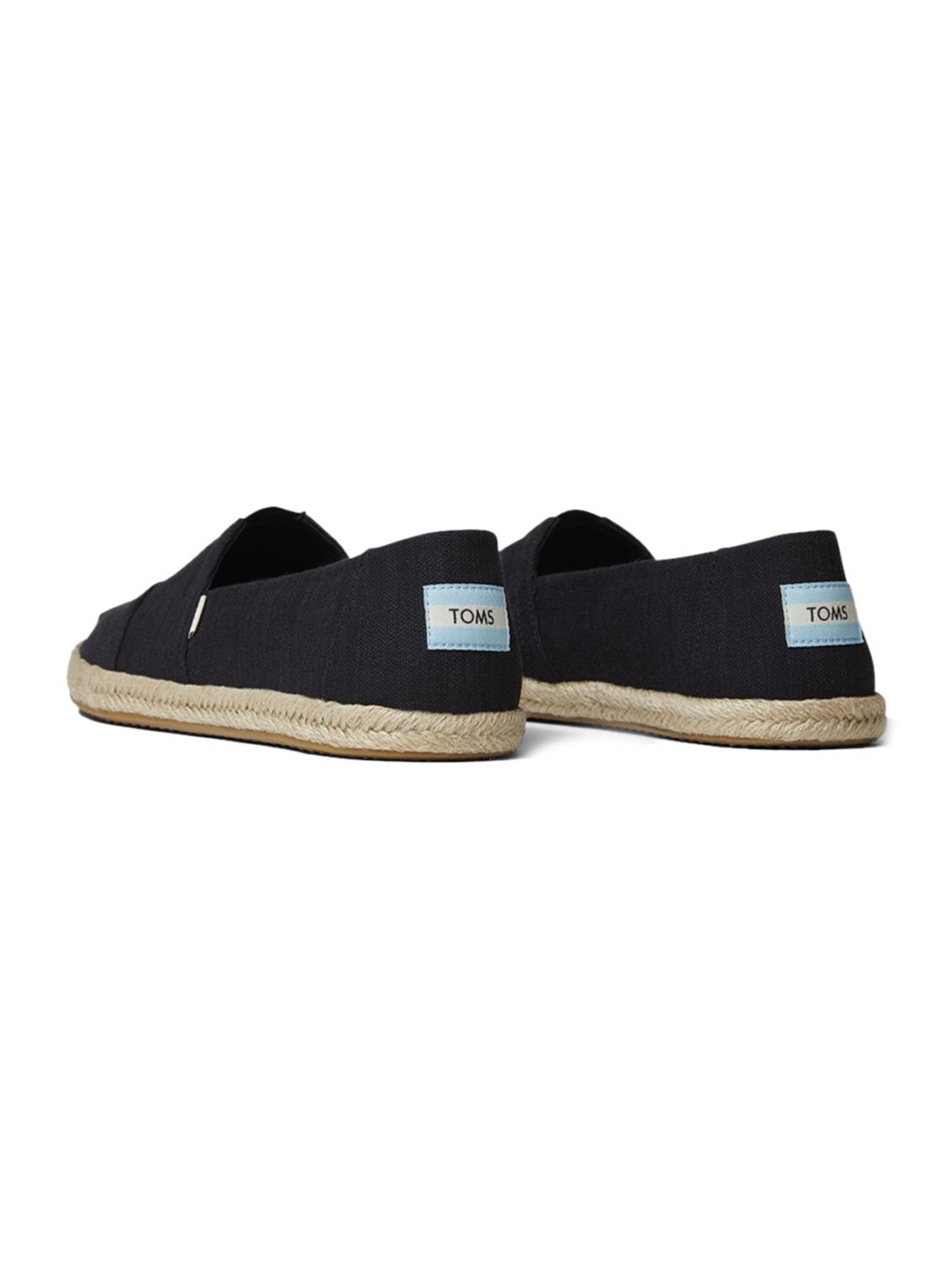 TOMS Men's Alpargata Rope Black  Espadrille Shoes