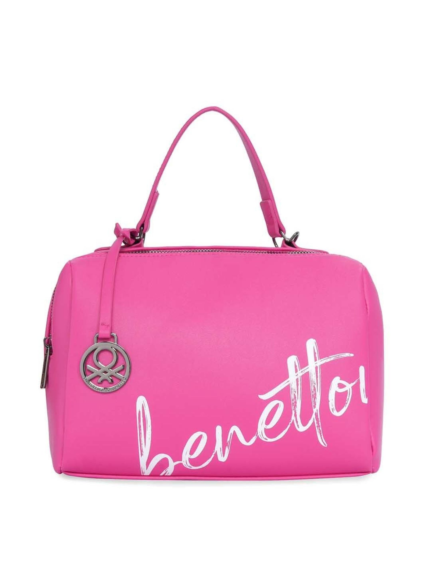 United Colors of Benetton Lianne Pink Solid Handbag