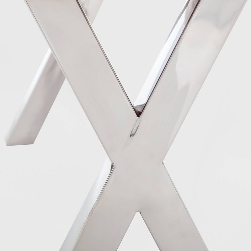 Hamilton Wood and Metal Bench Dark Walnut Brown - Finch