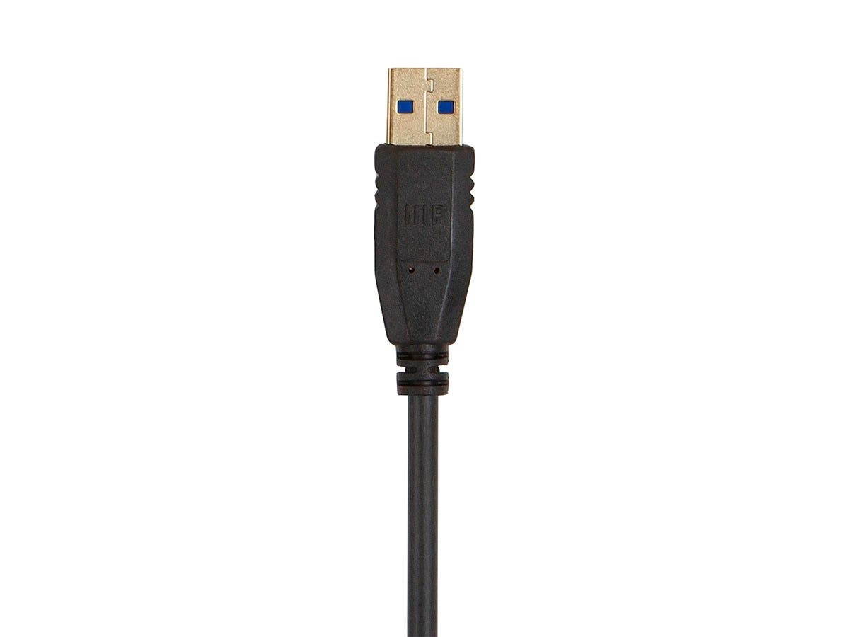 Monoprice USB 3.0 Type-C to Type-A Cable - 1.5 Feet - Black, For Nintendo Switch, Samsung Galaxy S10 S9 S8 Note, Android Google Pixel - Select Series