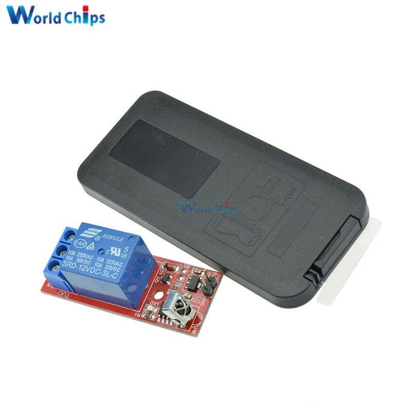 12V 1 Channel Infrared Switch Relay Driving Module Board Remote Controller UPD6122 NED Coding Module