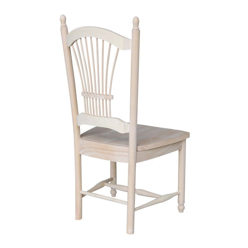Set Of 2 Sheafback Chair Unfinished - International Concepts