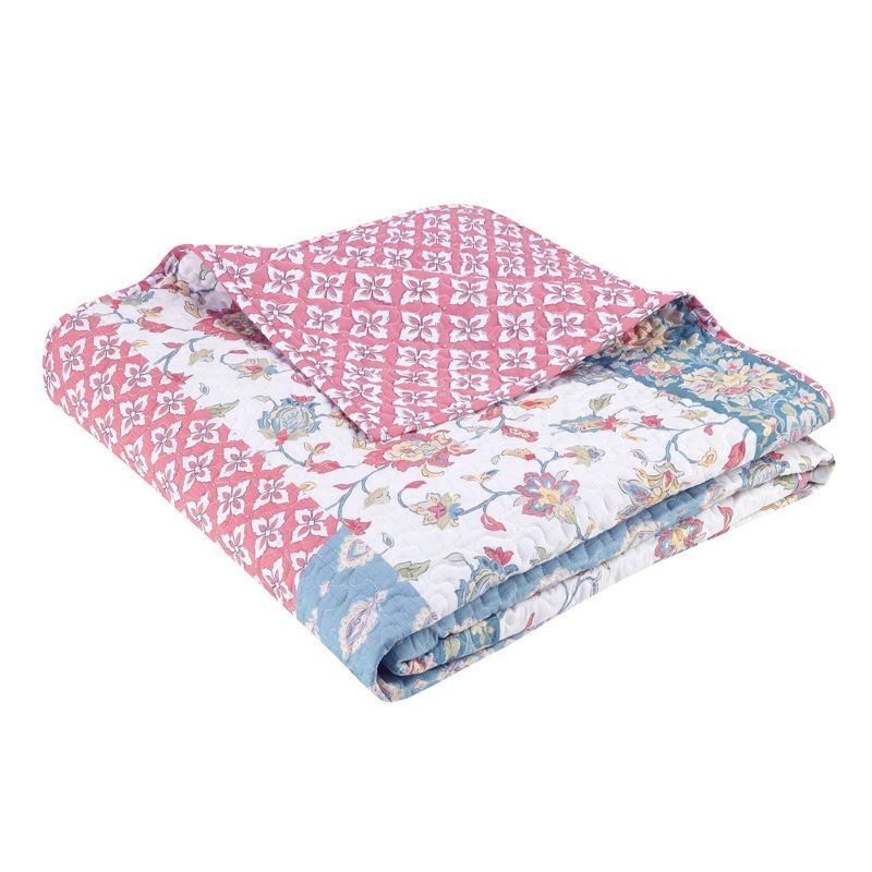 Full/Queen Laos Lily Coverlet Gray - Vera Bradley