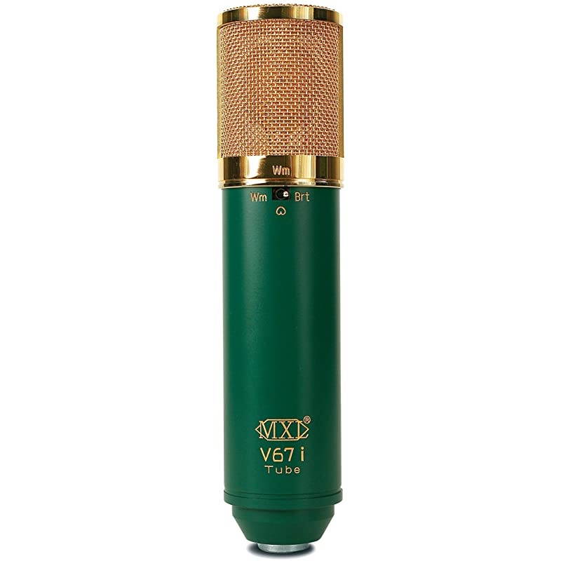 V67i Tube Dual Diaphragm Tube Condenser Microphone with High-Isolation Shockmount, Mogami XLR Cable, and Windscreen