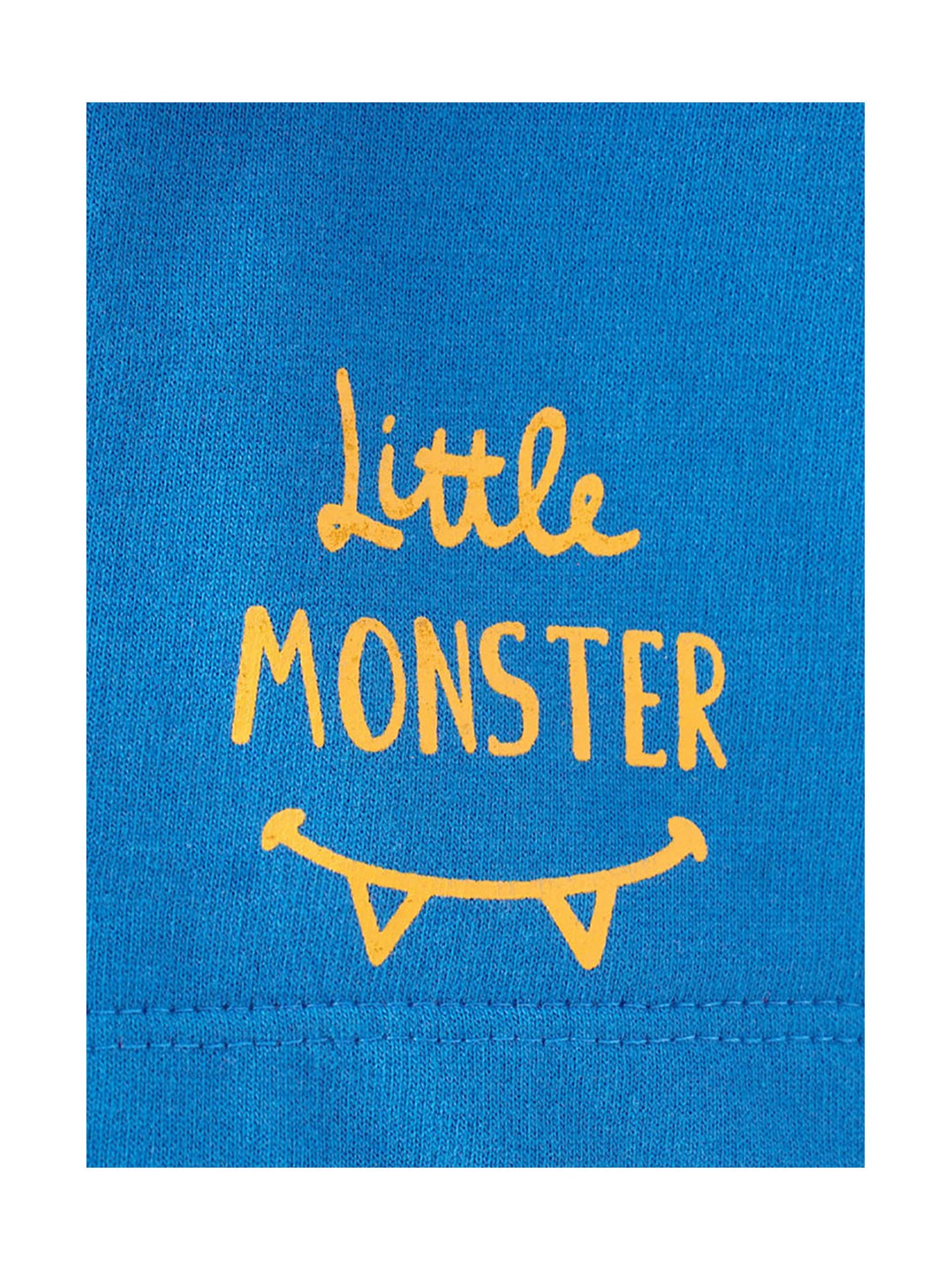 Ed-a-Mamma Baby Blue Printed Shorts