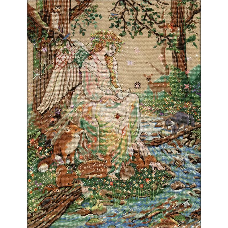 Design Works Counted Cross Stitch Kit 16"X20"-Mother Nature (14 Count)