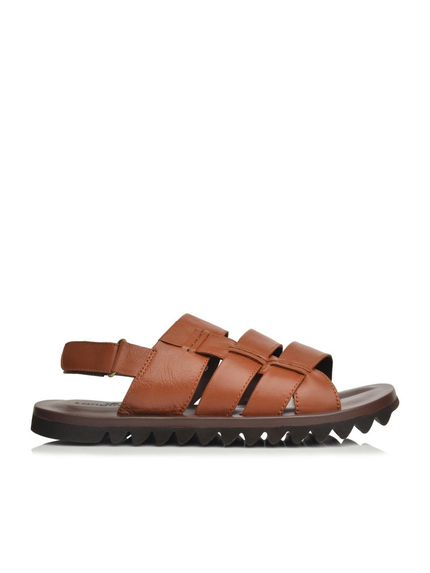Language Shoes Men's William Tan Back Strap Sandals