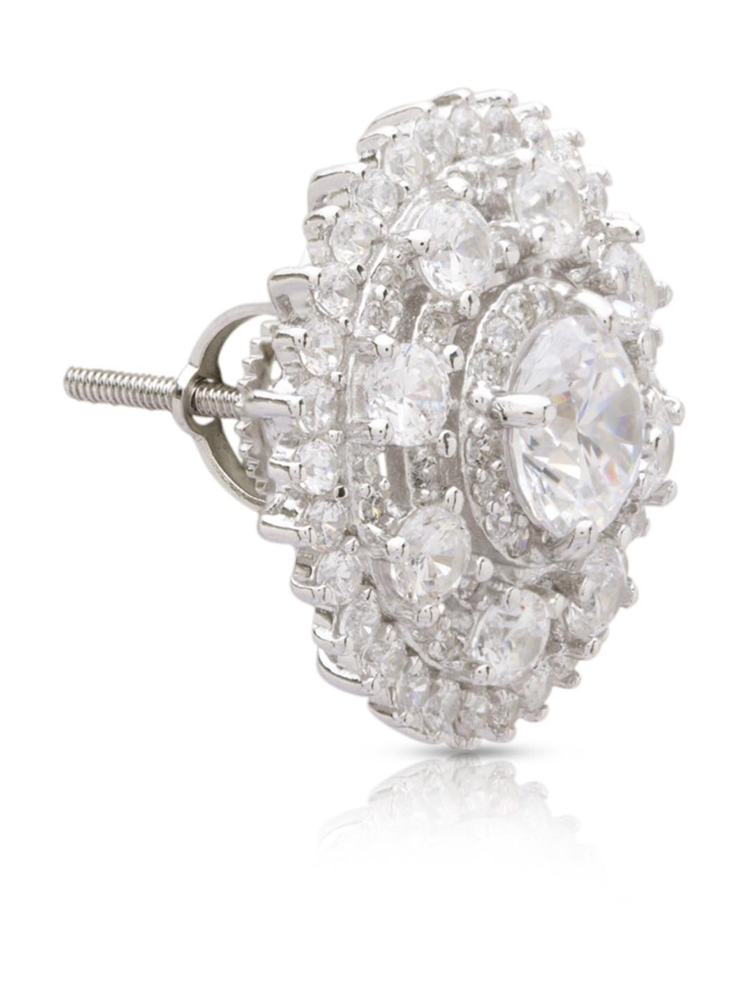 Anayra 92.5 Sterling Silver Classic Earrings for Women