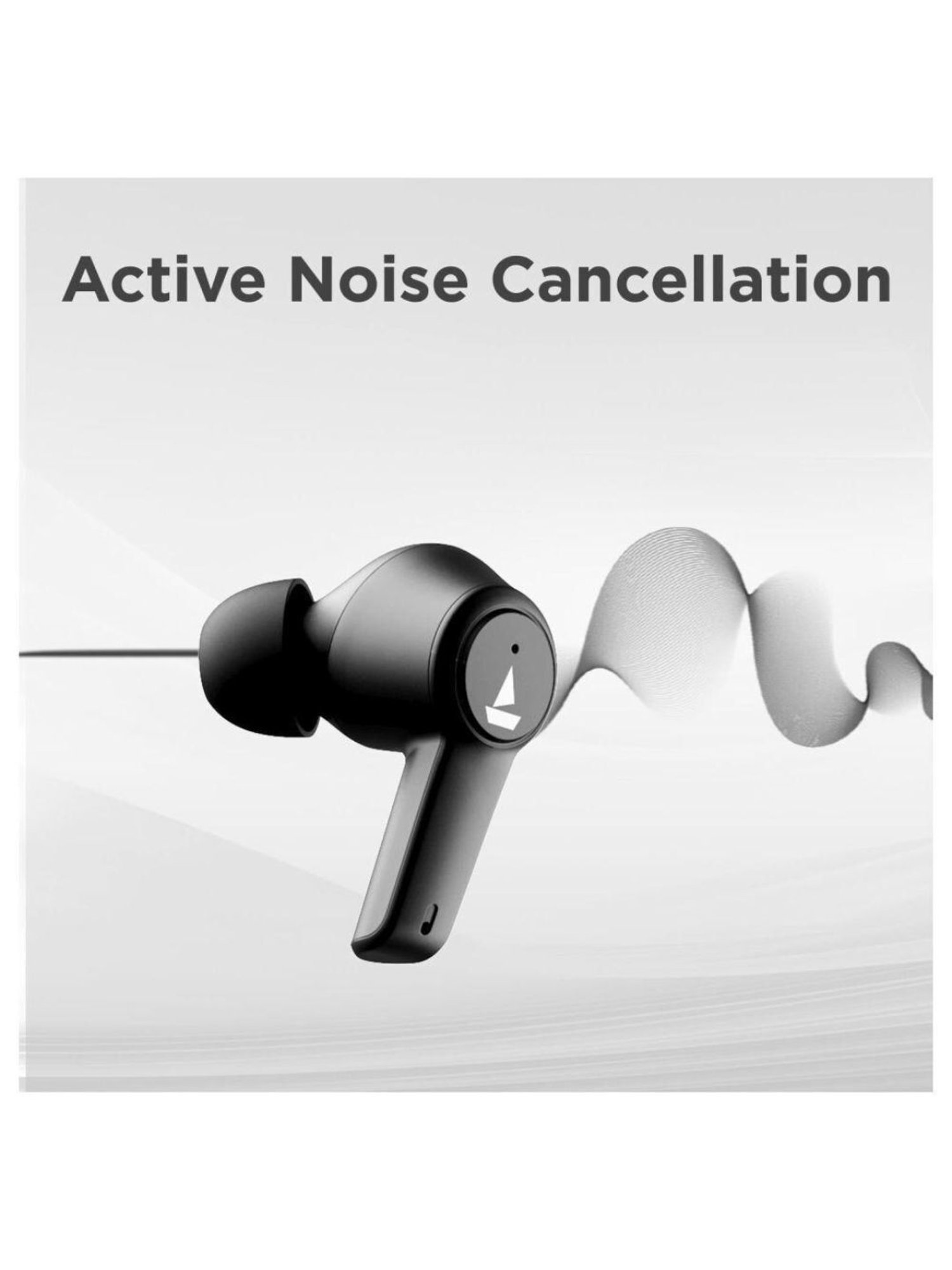Boat Airdopes 418 ANC Noise-cancelling Earbuds With 10mm Drivers (Black)