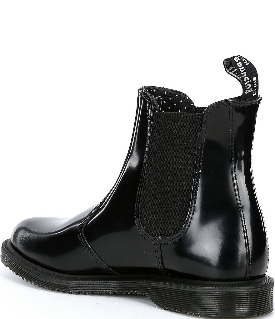 Dr. Martens Women's Flora Polished Leather Chelsea Boots