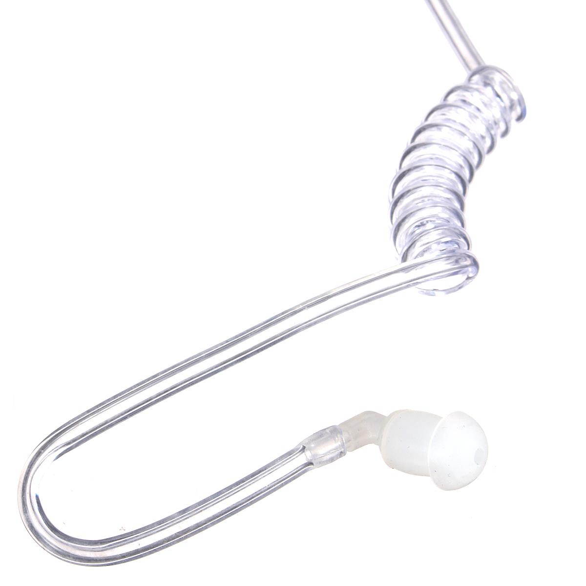 2 Pin Flexible Acoustic Tube Mic Earphone for Baofeng Kenwood Retevis TYT Walkie Talkie Two Way Radio Headset