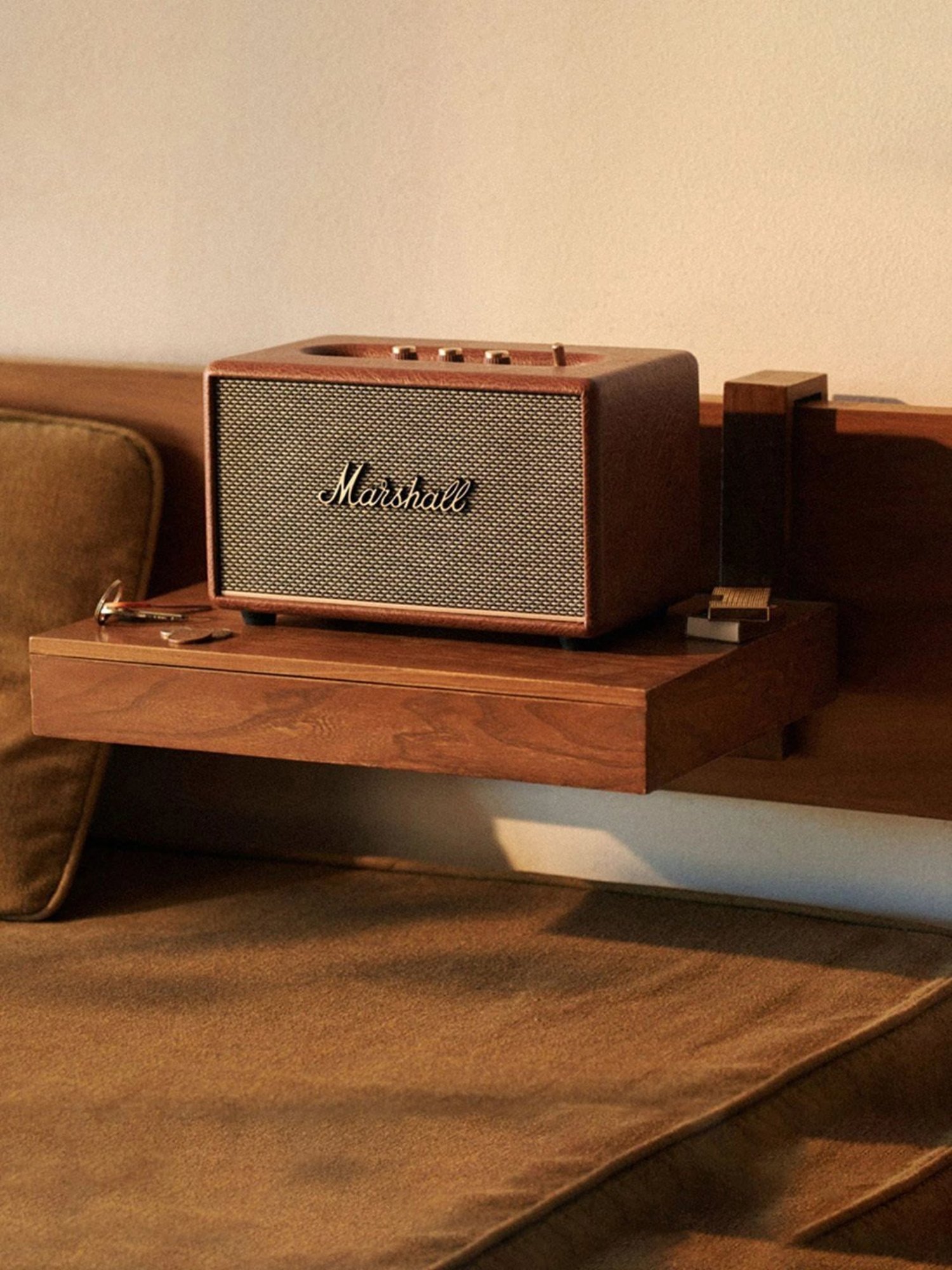 Marshall Acton III Bluetooth Home Speaker (Brown)