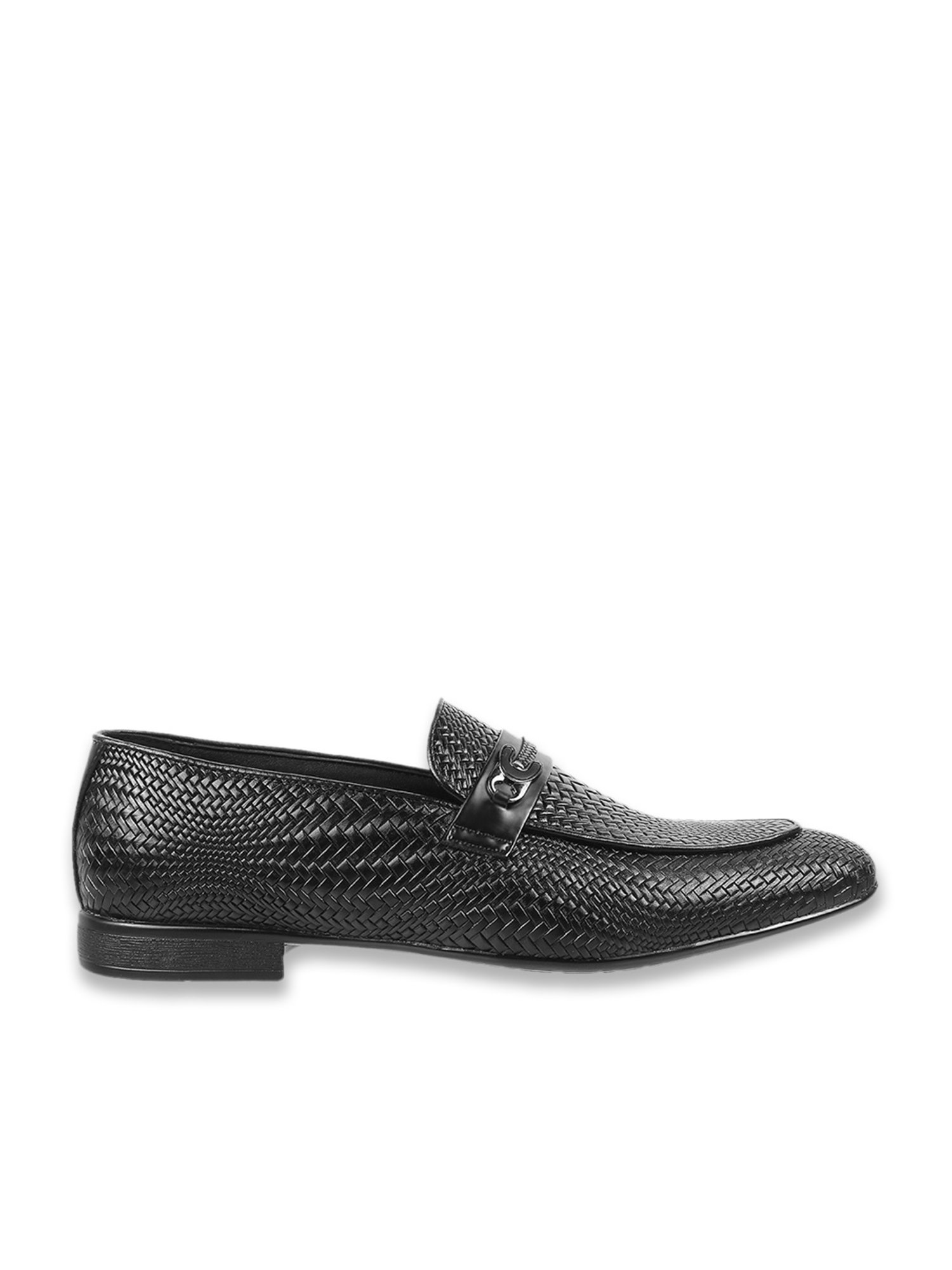 Metro Men's Black Formal Loafers