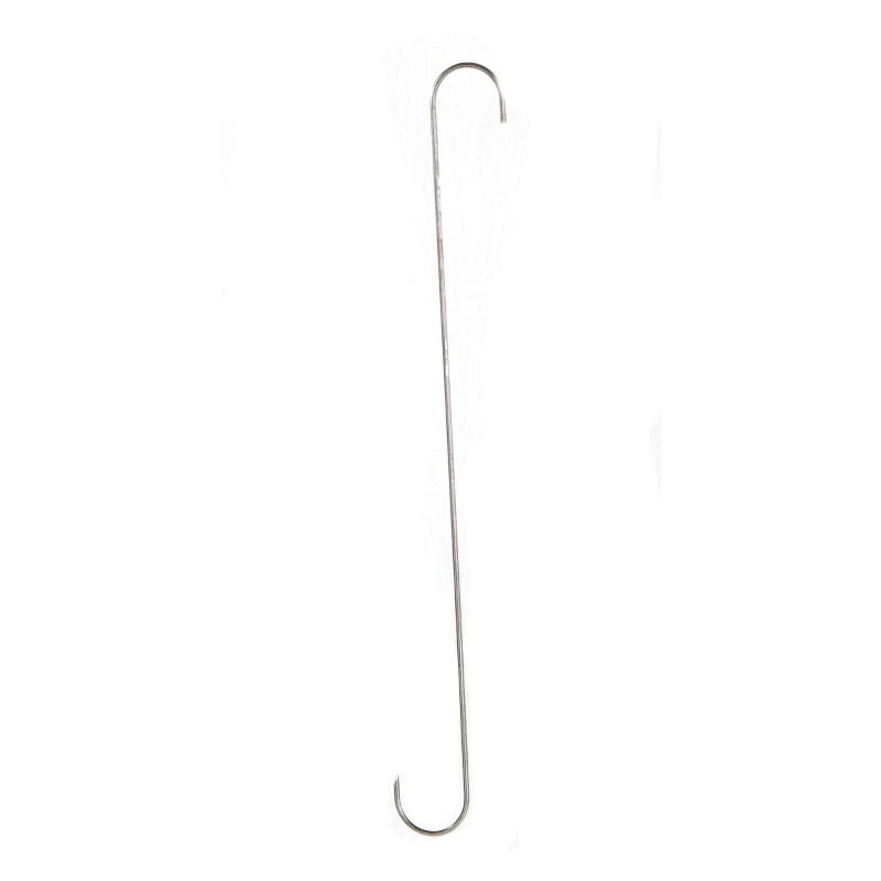 25pk 24" Galvanized Steel Heavy Duty S-Hook Hangers Gray - Glamos