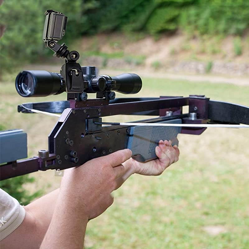 Easy Installation Adjustable Crossbow Gun Scope Clamp Mount for Gopro Hero Session Fixation