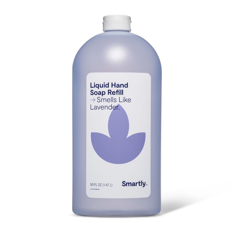 Lavender Scented Liquid Hand Soap Refill - 50 fl oz - Smartly™